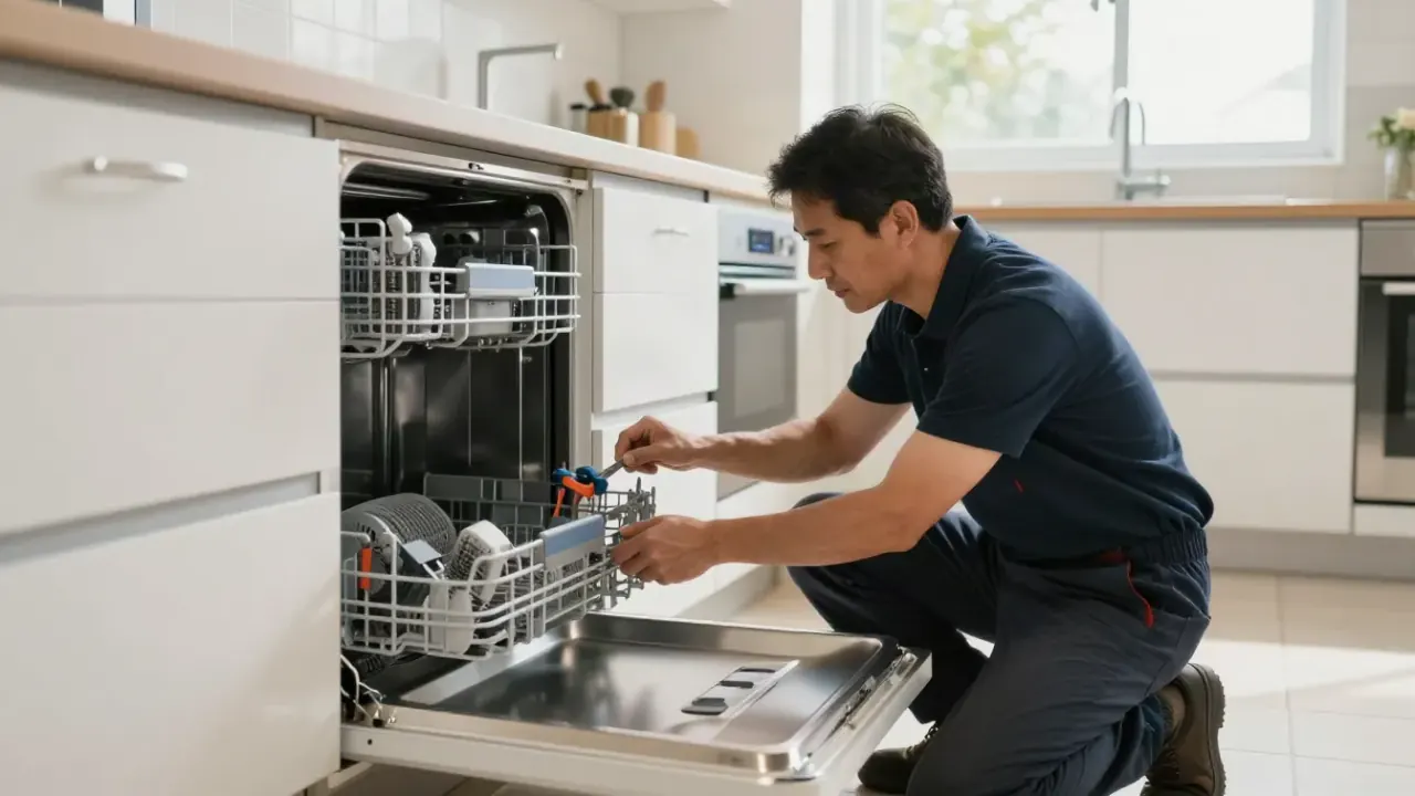 Why Does My Dishwasher Leave Dishes Dirty or Cloudy in Los Angeles?: dishwasher repair kitchen