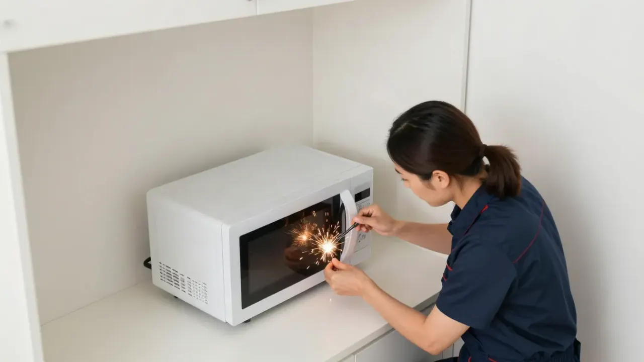 Why Is My Microwave Sparking and What Should I Do?: microwave sparks repair